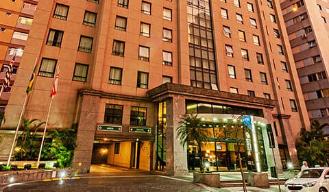 Внешний вид отеля Full Jazz by Slaviero Hotéis в Куритибе