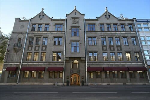 Внешний вид отеля Ланкастер Корт в Выборгской стороне