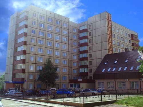 Внешний вид отеля Планета в Челябинске