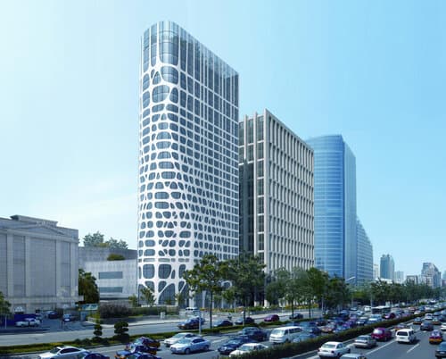 Внешний вид отеля Conrad Beijing в Районе Чаояне