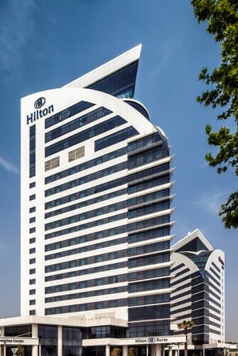 Внешний вид отеля Hilton Bursa Convention Center & SPA