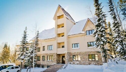 Внешний вид отеля Гринберг в Шерегеше