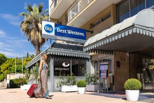Внешний вид отеля Best Western Hotel Mediterranee Menton в Ментоне