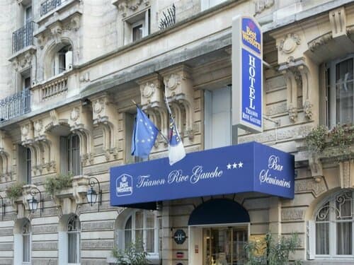 Внешний вид отеля Hotel Trianon Rive Gauche в Квартале Одеоне