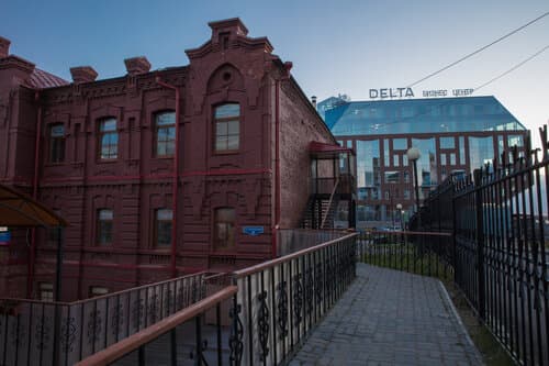 Внешний вид отеля МакаровЪ в Архангельской области