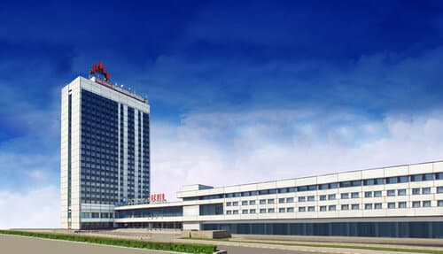 Внешний вид отеля Azimut Отель Ульяновск в Ульяновске