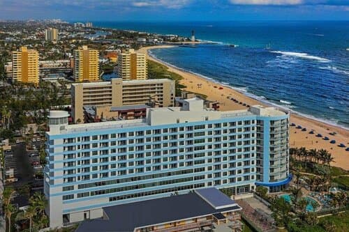 Внешний вид отеля Residence Inn Fort Lauderdale Pompano Beach Oceanfront в Помпано-Бич