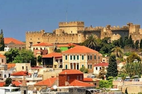 Внешний вид отеля Minos Pension в Муниципальной единице Родосе