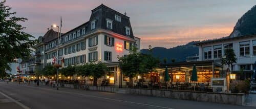 Внешний вид отеля Hotel Krebs Interlaken в Интерлакене