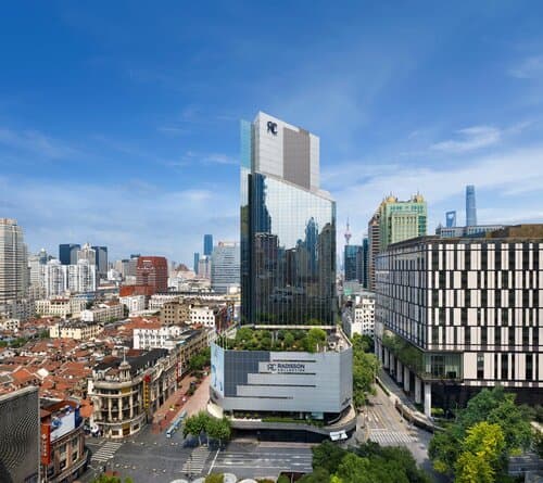 Внешний вид отеля Radisson Collection Hotel Hyland Shanghai
