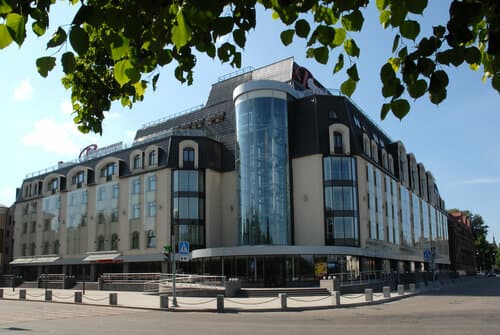 Внешний вид отеля Виктория в Выборге