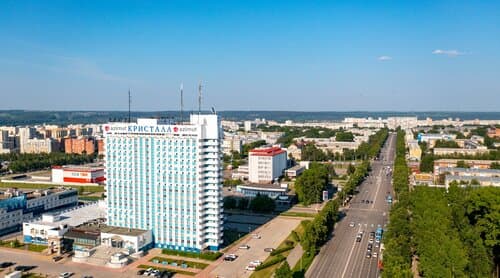 Внешний вид отеля Azimut Отель Кемерово в Кемерово