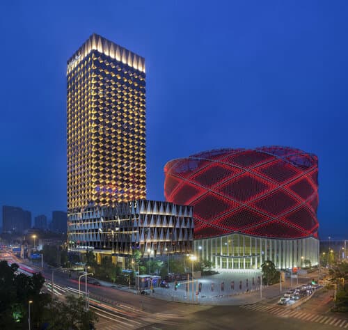 Внешний вид отеля Wanda Reign Wuhan